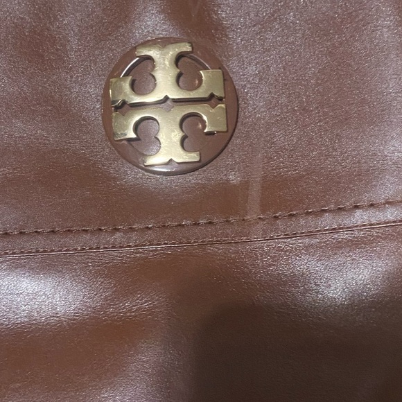 Tory Burch Eloise riding  Brown Leather boots Exelent condition. Long 18 inch - Picture 10 of 13